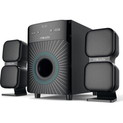 Mikado zvučnici 2.1 gaming MD-360BT 2 1 38W bt/aux/usb/fm/led display multimedia speaker, 36904 Cene