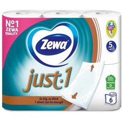 Zewa Toaletni papir just one, 5-slojni 6 kom Cene