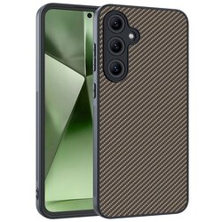 CARBON FIBER Texture maska za Samsung Galaxy S25+ - / Gold Cene