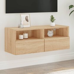 vidaXL Zidni TV ormarić boja hrasta 80 x 30 x 30 cm konstruirano drvo Cijene