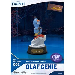 BEAST Kingdom - Mini Diorama Stage-002-Olaf - Olaf Genie - Aladdin: Z modro čarobno lučko, pripravljeno zaželeti željo, (21551045) Cene