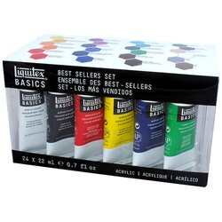 LIQUITEX Akrilne barve Liquitex (set, 24 x 22 ml, osnovne) Cene
