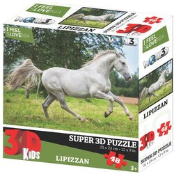 Prime 3d 48 delna 3D sestavljanka Lipicanec 70808 Cene