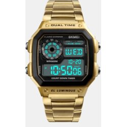 Digital unisex digitalna ročna ura 80s Zlata Cene