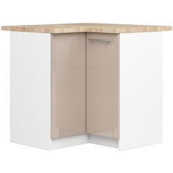 AKORD oliwia S90/90 omara + bela / kapuccino sjaj vrh, (21713683) Cene
