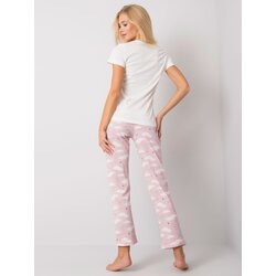 Factory Price Pajamas-BR-PI-3256-white-pink Cijene