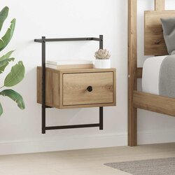 vidaXL Noćni ormar Umjetnički hrast 35 x 30 x 51 cm Konstruirano drvo Cijene