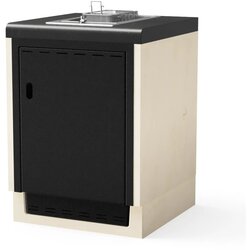 Tuozi Kitaway Modul - električna friteza PGF30F z vrati in spodnjo blendo - črna/bela Cene