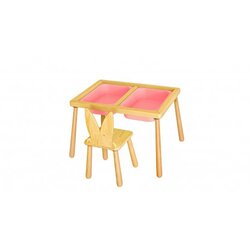 Hanah home Dječiji sto i stolica, roze Cijene
