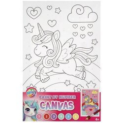 Mga Entertainment Slikanje po brojevima Jednorog na dugi slika na platnu 30x19 cm Cene