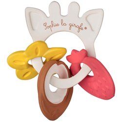 Sophie La Girafe Vulli Fragrance Ring igračka Vanilla, Strawberry and Coconut 1 kom Cene
