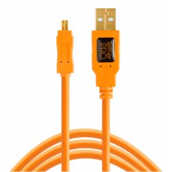 Tethertools USB kabel USB-mini-B vtič\, USB-A vtič 4.60 m oranžna CU8015-ORG, (20417254) Cene