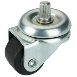 DÖRNER&HELMER Okretni kotačić za namještaj (Promjer: 20 mm, Nosivost: 45 kg, Klizni ležaj, S rebrastim zatikom) Cene