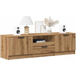vidaXL TV ormarić Artisan hrast 140x35x40 cm izrađeno drvo Cijene