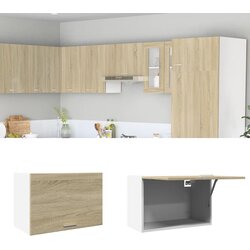 vidaXL Viseći ormarić boja hrasta sonome 60x31x40 cm konstruirano drvo Cijene