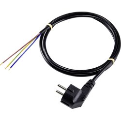 sygonix SY-5043470 tok priključni kabel črna 2.00 m, (20414595) Cene