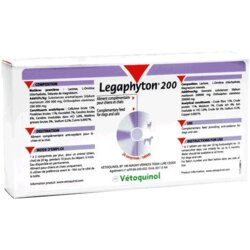 Vetoquinol Legaphyton 200 mg, za zaštitu jetre pasa, 24 tablete Cene