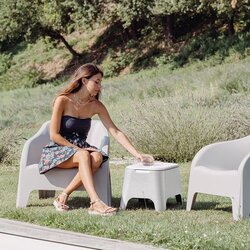 TOOMAX PETRA ARMCHAIR plastični fotelj – siv Cene