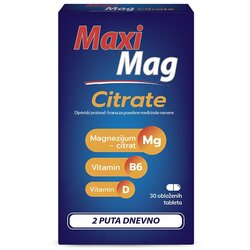 Dr. Theiss Maxi Mag Citrate 30 obloženih tableta Cene