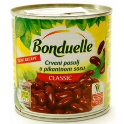 Bonduelle crveni pasulj u pikantnom sosu 400g limenka Cene