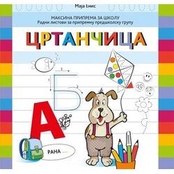 Enco Book Maja Enis - Crtančica - Maksina priprema za školu, radni listovi za pripremnu predškolsku grupu Cene