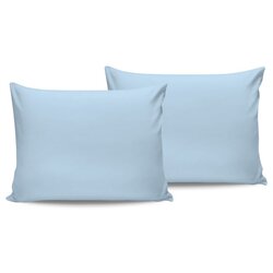 Light blue blue pillowcase set (2 pieces) Cene