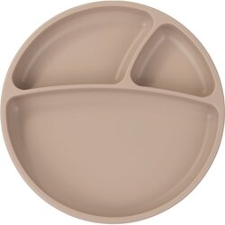 Minikoioi Puzzle Plate Bubble Beige tanjur s pregradama s vakuumskim držačem Bubble Beige 1 kom Cijene
