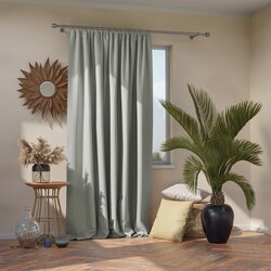 AmeliaHome Siva zavesa Pleat, 140 x 270 cm Cene