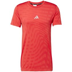 Adidas Tehnička sportska majica 'GYM+' svijetlosiva / svijetlo crvena Cijene