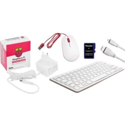 Raspberry Pi PI400UK Desktop Computer-Kit 400 4 GB 4 x 1.8 GHz uklj. napajanje, uklj. miš, uklj. HDMI kab Cene