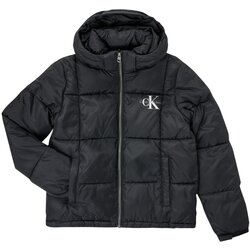 Calvin Klein Jeans SHORT QUILTED PUFFER JACKET Crna Cijene