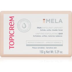 Topicrem MELA Unifying Exfoliating Bar čistilno milo z učinkom eksfoliacije za obraz in telo 150 g Cene