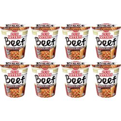 Nissin Cup Noodles Beef Aromatic Spicy Soup - 8x64g Cene