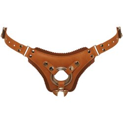Zado Leather Strap-on Harness 2001047 Brown L/XL Cene