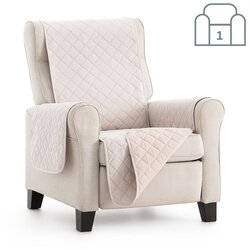 SOFA Dvostransko pregrinjalo za fotelj - enosed 55x200 cm bež / slonokoščena EU kvaliteta Cene
