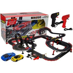  Dirkališče z avtomobilčki Turbo 1:43 – 1420 cm • Dvojna proga • 2 avtomobila • Krmilniki Cene
