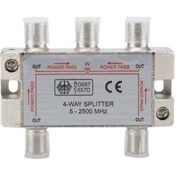 TECRO Antenski razdjelnik F 1/4 5-2500mHz Cijene