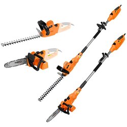 Neo Tools Set baštenski alat sa teleskopskom ručkom – testera + makaze za živu ogradu – 04-634 Cene