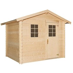 KIEHNHOLZ Vrtna kućica Kopenhagen 2 (Vanjska dimenzija uklj. krovni prevjes (Š x D): 310 x 213 cm, Drvo, Natur) Cene