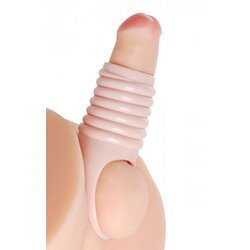 Size Matters navlaka za penis Really Ample Ribbed Cene
