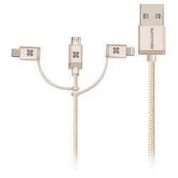 Promate adapter i kabl UNILINK-TRIO.GOLD Cene