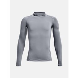 Under Armour T-Shirt UA HG Armour Mock LS-GRY - Boys Cijene