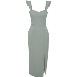 Trendyol Mint Fitted Flounce Woven Dress Cijene