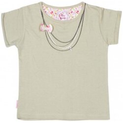 Miss Girly Majice s kratkimi rokavi T-shirt manches courtes fille FABETTY Bež Cene