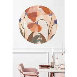 Wallity Stiker za zid ERSYSTCKR9, 78x78 cm, Narandžasti Cene