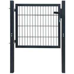 vidaXL 2D vrata za ogradu (jednostruka) antracit siva 106 x 130 cm Cijene