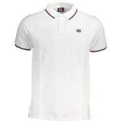 SCUOLA NAUTICA ITALIANA NORWAY 1963 WHITE MEN'S SHORT SLEEVED POLO SHIRT Cene