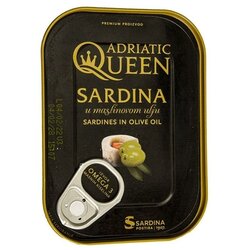 Adriatic queen Sardina u maslinovom ulju 105g Cene