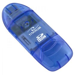 Titanium Čitalec kartic microSD / microSDHC / SDHC / SD / MMC / RS-MMC / miniSD / miniSDHC - na USB Cene