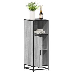 vidaXL Kopalniška omarica siva sonoma 35x37,5x100 cm inženirski les Cene